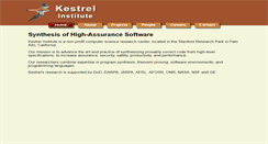 Desktop Screenshot of kestrel.edu