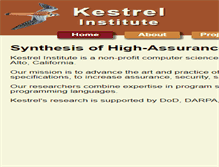 Tablet Screenshot of kestrel.edu